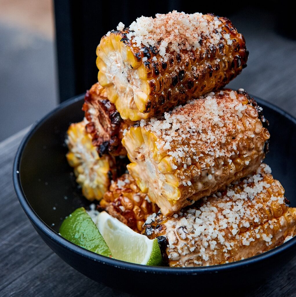 Corn on the cob square